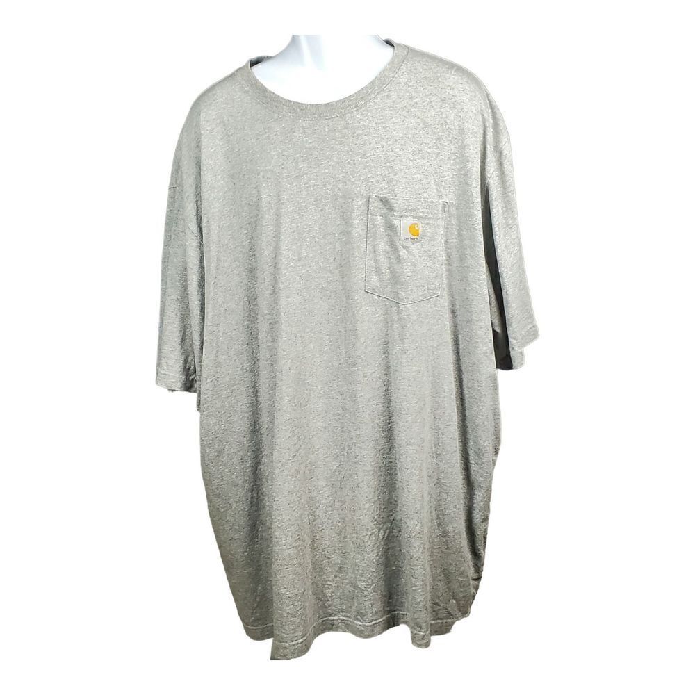 Carhartt Pocket Tee Original Fit 3XL Gray Short Sleeve Utility Outdoor FLAW